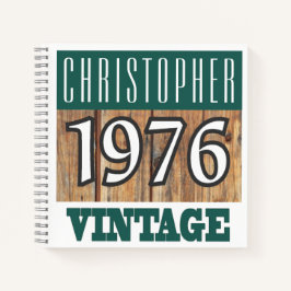 Naam met  Notitieboek 1976