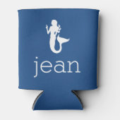 Naam met zeemeermin blikjeskoeler (Voorkant)