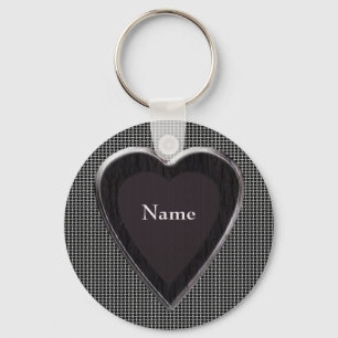 Naam Mijn hartketting stoppen - Sjabloon Sleutelhanger
