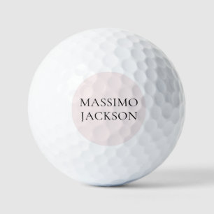 Naam Minimalistisch Modern Eenvoudig Eenvoudige Pa Golfballen