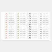 Naam moderne regenboogleraar labels (Vel)