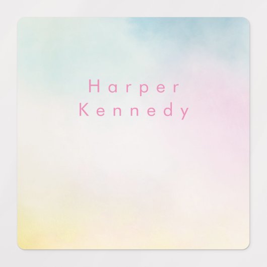 Naam moderne Waterverf Labels (Design 2)