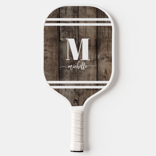 Naam Monogram Aangepast Pickleball Paddle (Achterkant)
