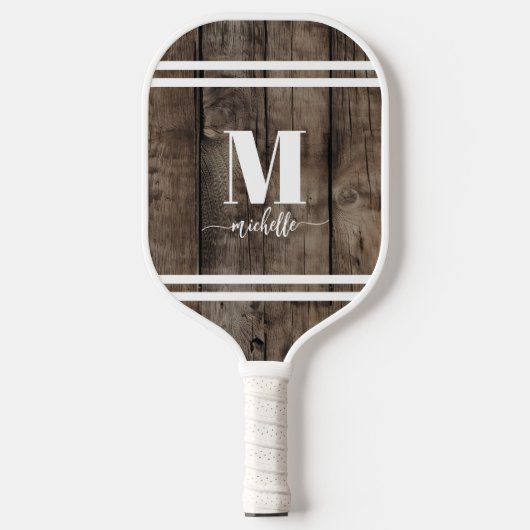 Naam Monogram Aangepast Pickleball Paddle (Voorkant)