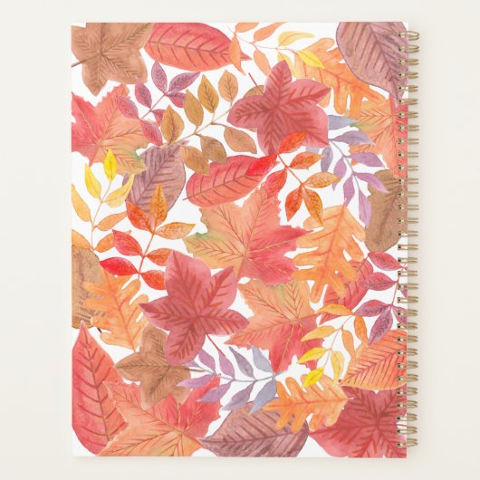 Naam Monogram Foliage Planner (Achterkant)