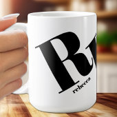 Naam Monogram Initiaal Koffiemok