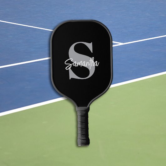 Naam Monogram Initiaal Pickleball Paddle