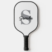 Naam Monogram Initiaal Pickleball Paddle (Voorkant)
