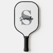 Naam Monogram Initiaal Pickleball Paddle (Achterkant)