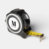 Naam Monogram Initiaal Rolmaat (Hoek)