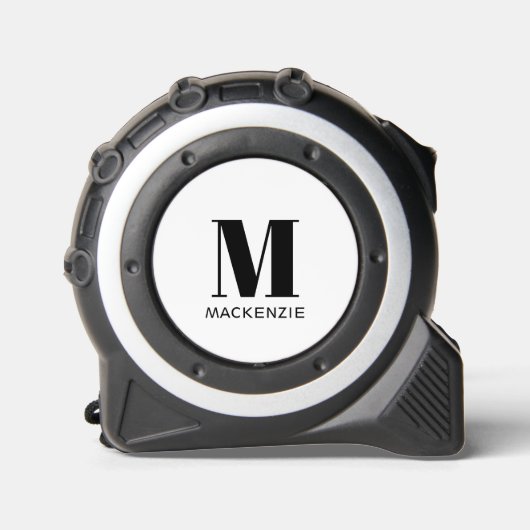 Naam Monogram Initiaal Rolmaat (Voorkant)