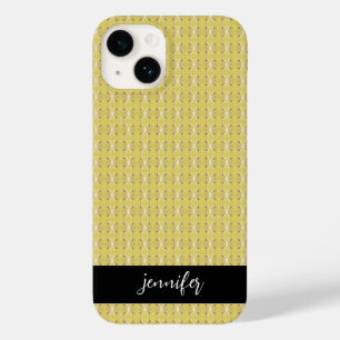 naam Naadloos citroenpatroon Case-Mate iPhone 14 Hoesje