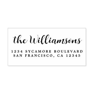 Naam Naam Naam van de familie van de Calligrafie v Rubberstempel