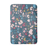 Naam neutraal borstpatroon badmat (Voorkant Verticaal)