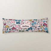 Naam neutraal borstpatroon lichaamskussen (Achterkant)