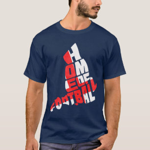 Naam & Nummer Terug Print Engeland Voetbal T-shirt