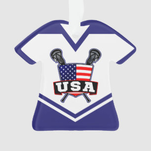Naam & Nummer Verenigde Staten Lacrosse Ornament