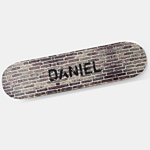 Naam of Initialen toevoegen Onderdruk op brick Skateboard