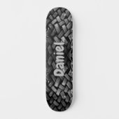 Naam of Initialen toevoegen - Oude Skateboard voor (Voorkant)