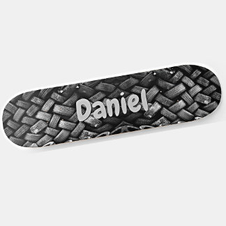 Naam of Initialen toevoegen - Oude Skateboard voor