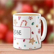 Naam of Monogram, Snoep & Cookies 11oz Koffie Mok