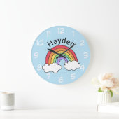 Naam over de regenboog grote klok (Huis)