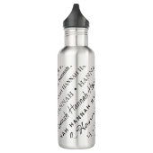 Naam over het Herhalen van Verschillende Doopvonte Waterfles (Links)