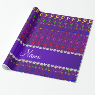 Naam paarse regenboogmythe hartssterren cadeaupapier