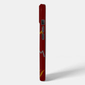 naam patrooninitiaal Case-Mate iPhone case (Achterkant / Links)