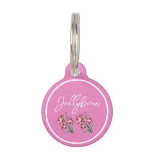 Naam personaliseren Pink Huisdierpenning