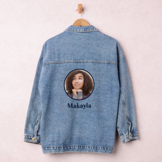 Naam persoon Foto Denim Jacket (Hangar)