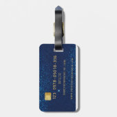 Naam persoonlijk bagagelabel (Achterkant verticaal)