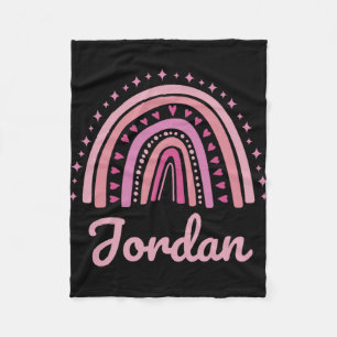 Naam Persoonlijke Grappige Vrouwen Roze Regenboog Fleece Deken
