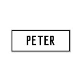 Naam Peter Rubberstempel (Afrduk)