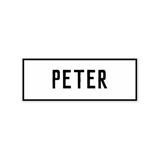 Naam Peter Rubberstempel (Afrduk)