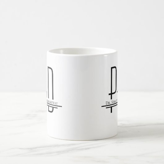 Naam PhD-Afstuderen Koffiemok (Center)