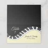 Naam piano-toetsenbord Datum Datumnummer Gele muzi (Buitenkant ongevouwen)