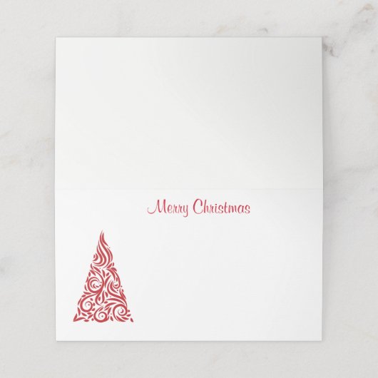 Naam Plaats kaart (Buitenkant ongevouwen)