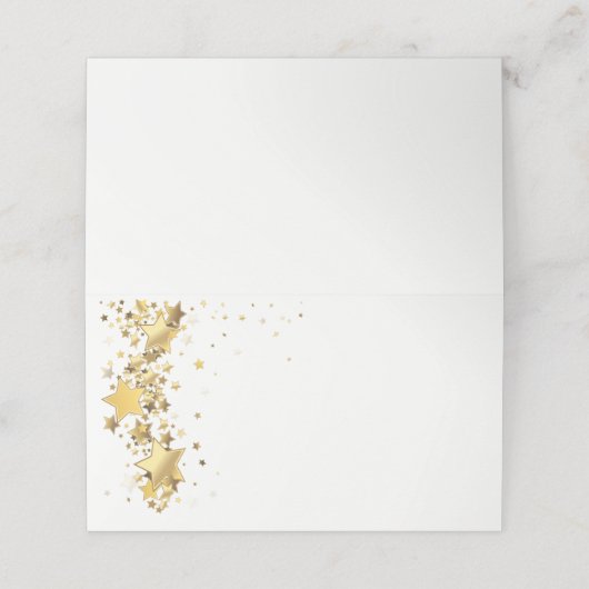 Naam Plaats kaart (Buitenkant ongevouwen)