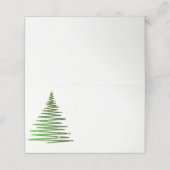 Naam Plaats Kaart-Kerstboom (Buitenkant ongevouwen)