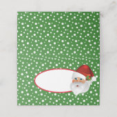 Naam Plaats Kaarten-Kerstman (Buitenkant ongevouwen)