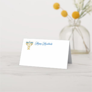 Naam Place Card-Hanukkah