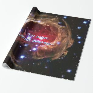 Naam, Red Superreuze Star Monocerotis, Buitenruimt Cadeaupapier