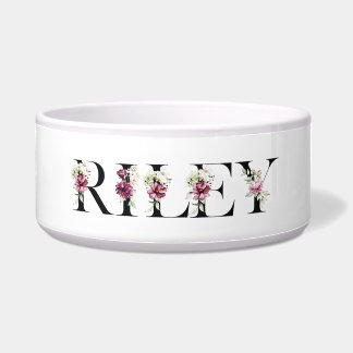 Naam: Riley. Mijn naam is Riley. Voerbakje
