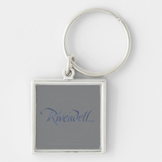 Naam Rivendell gestructureerd Sleutelhanger (Voorkant)