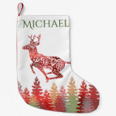 Naam Roodvezel Kleine Kerstsok (Voorkant)