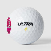 Naam roos roze zuster petten Silver Caduceus Golfballen (Logo)