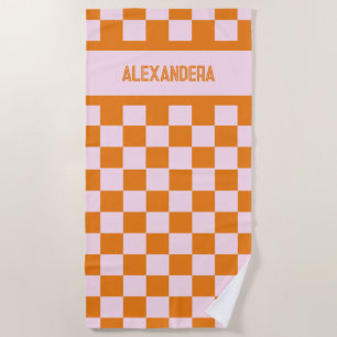 Naam Roze Sinaasappel Sunset Bachelorette Strandlaken