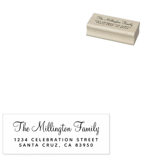 Naam  script naam retouradres 	rubberstempel (Gestempeld)