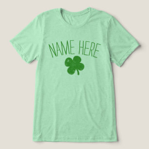 naam Shamrock St Patricks Day Tri-Blend Shirt